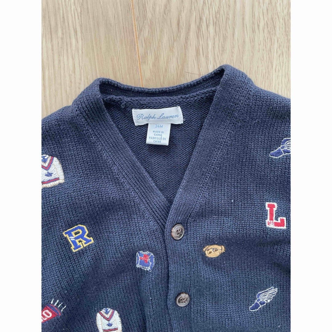 Ralph Lauren(ラルフローレン)のPolo ベア コットン カーディガン キッズ/ベビー/マタニティのキッズ服男の子用(90cm~)(カーディガン)の商品写真