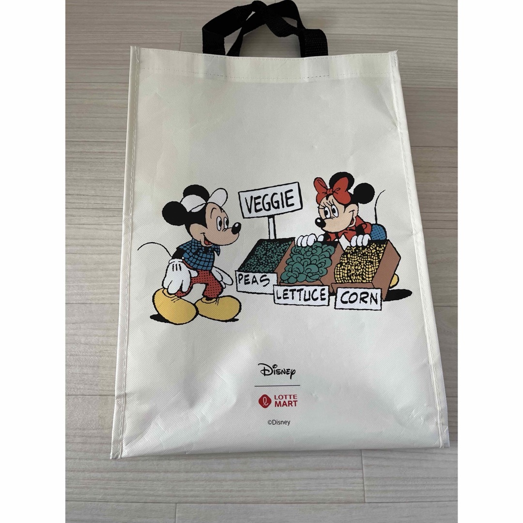 Disney(ディズニー)の韓国 ロッテマート エコバッグ  ディズニー Disney LOTTE MART レディースのバッグ(エコバッグ)の商品写真