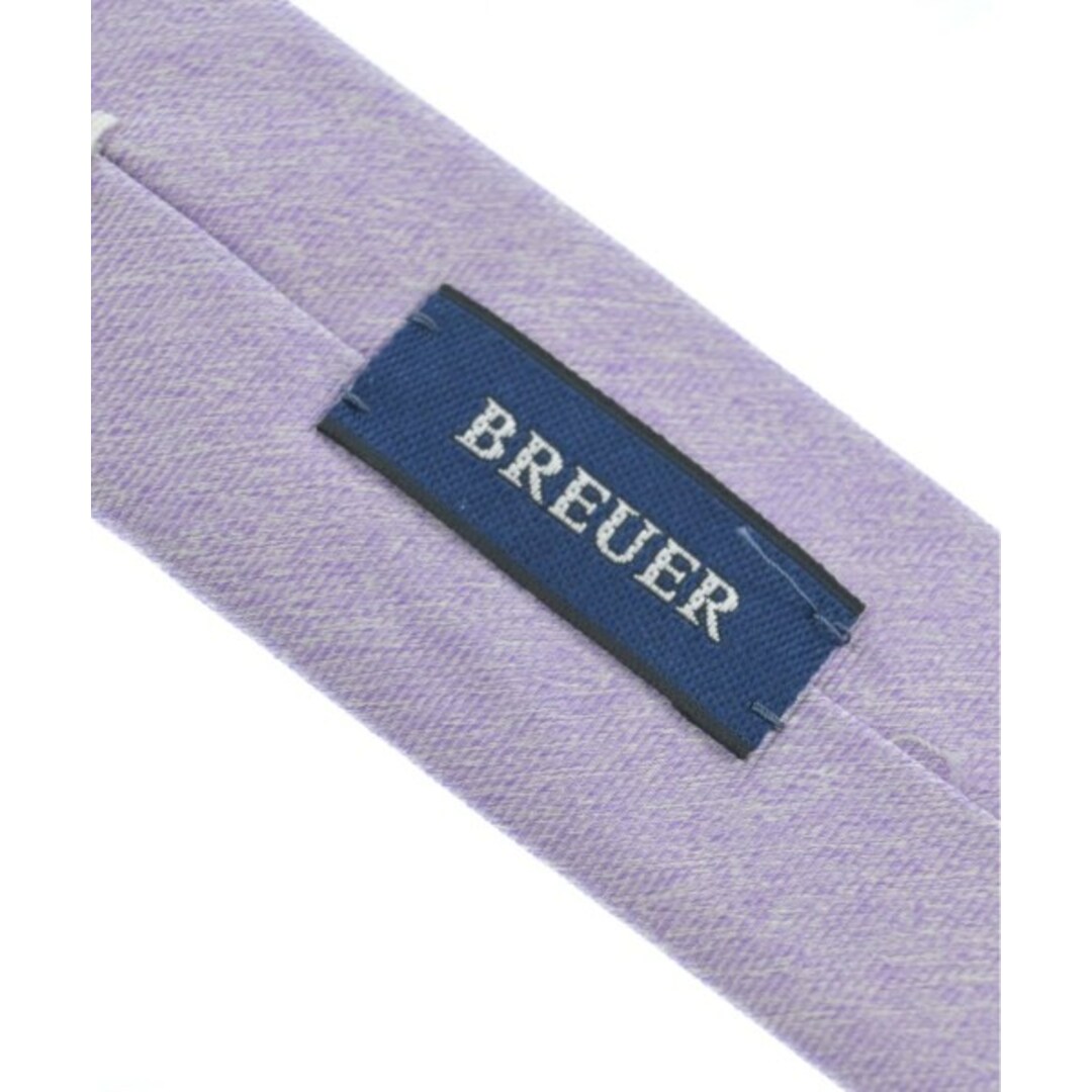 BREUER(ブリューワー)のBREUER ブリューワー ネクタイ - 紫x白x紺(ペイズリー) 【古着】【中古】 メンズのファッション小物(ネクタイ)の商品写真