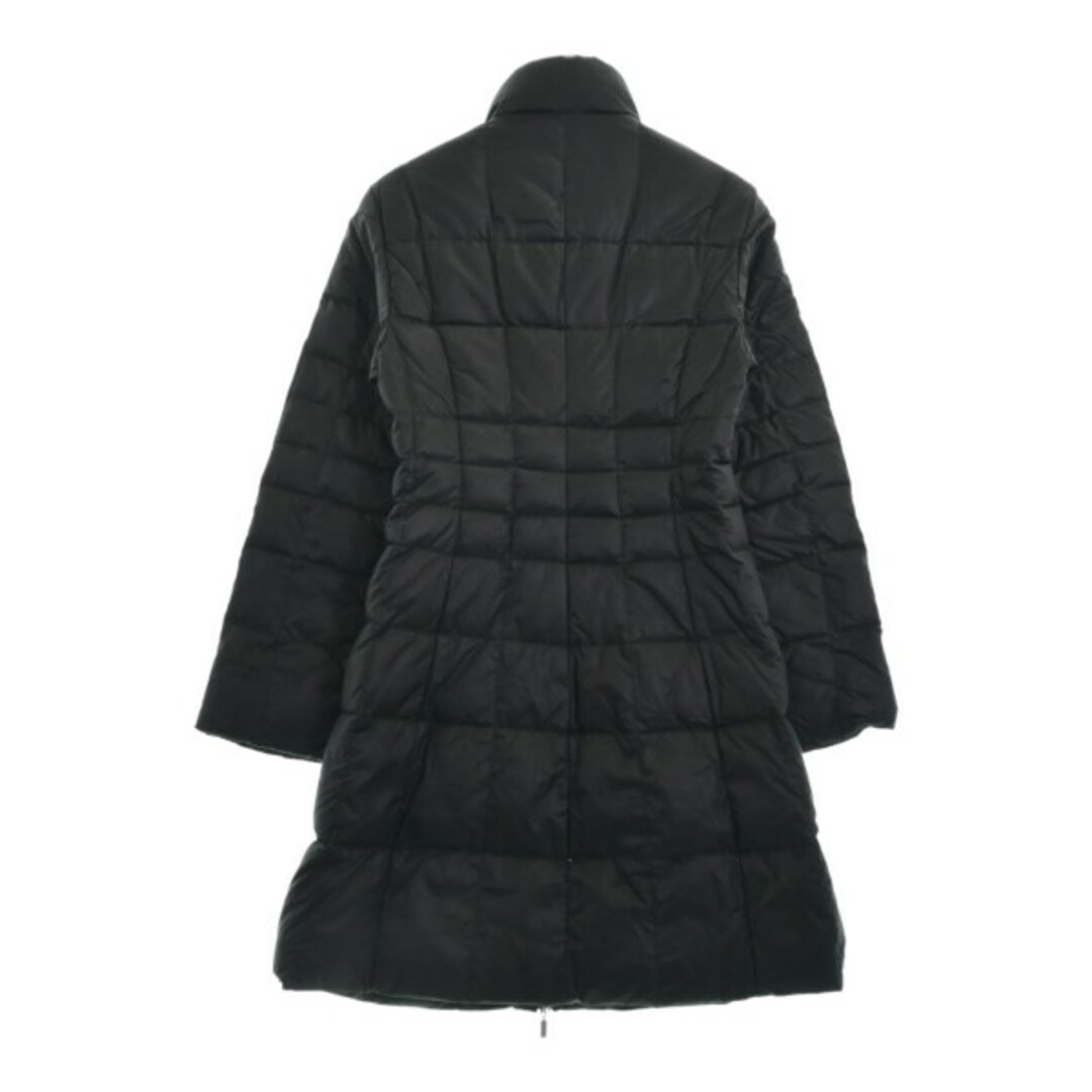 MONCLER(モンクレール)のMONCLER モンクレール ダウンコート 0(XS位) 黒 【古着】【中古】 レディースのジャケット/アウター(ダウンコート)の商品写真