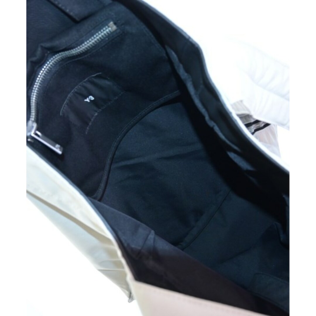 Y-3(ワイスリー)のY-3 ワイスリー ショルダーバッグ - ライトグレーx黒 【古着】【中古】 メンズのバッグ(ショルダーバッグ)の商品写真