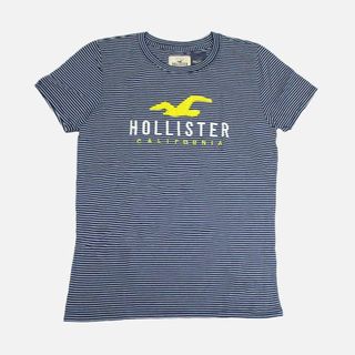 ホリスター(Hollister)の★新品★ホリスター★アップリケマルチボーダー半袖Tシャツ (Navy/S)(Tシャツ(半袖/袖なし))