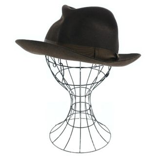 ボルサリーノ(Borsalino)のBorsalino ボルサリーノ ハット 58 茶 【古着】【中古】(ハット)