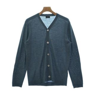 ジルサンダー(Jil Sander)のJIL SANDER ジルサンダー カーディガン 48(L位) 青緑 【古着】【中古】(カーディガン)