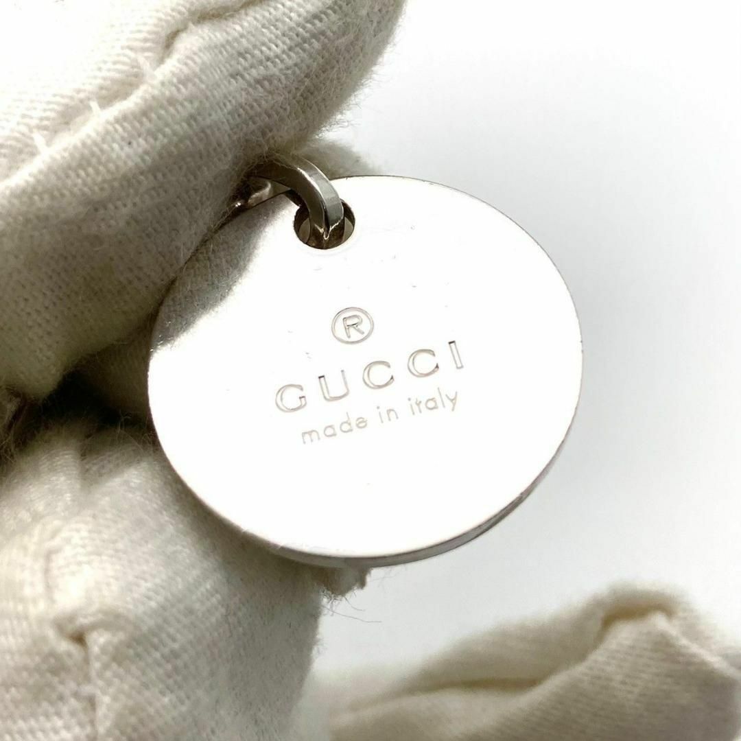 Gucci(グッチ)のグッチ サークルプレート ブレスレット SV925 シルバー 60315 レディースのアクセサリー(ブレスレット/バングル)の商品写真