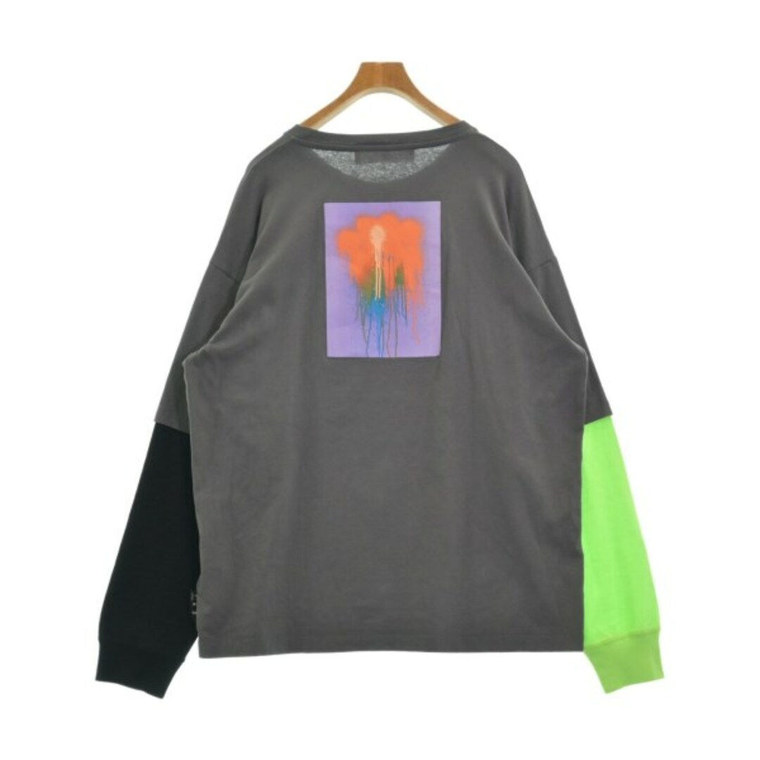 OFF-WHITE(オフホワイト)のOFF-WHITE オフホワイト Tシャツ・カットソー XL グレー 【古着】【中古】 メンズのトップス(Tシャツ/カットソー(半袖/袖なし))の商品写真