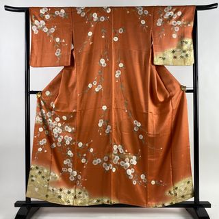 訪問着 身丈157.5cm 裄丈65.5cm 正絹 優品 【中古】(着物)