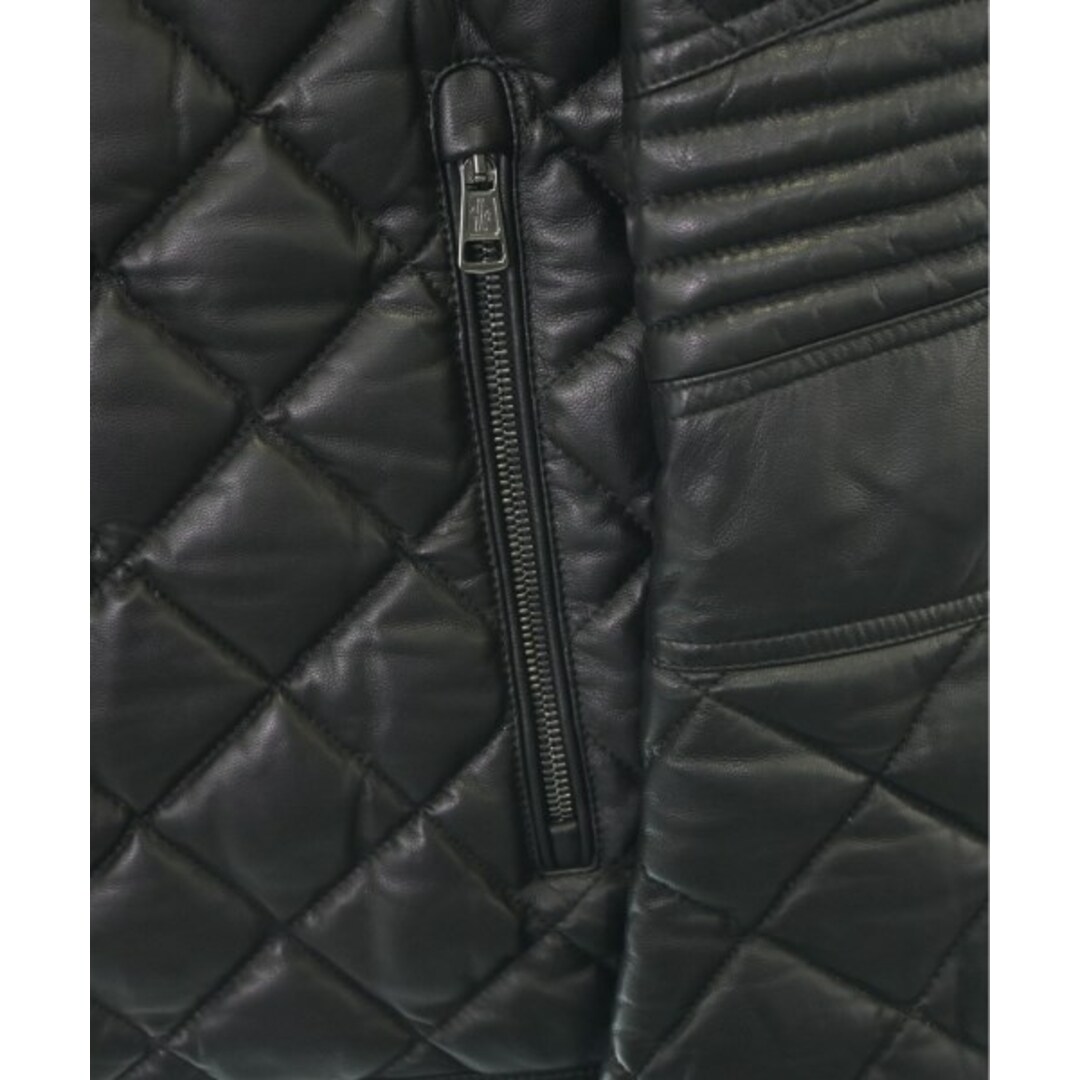 MONCLER(モンクレール)のMONCLER モンクレール ライダース 2(M位) 黒 【古着】【中古】 メンズのジャケット/アウター(ライダースジャケット)の商品写真