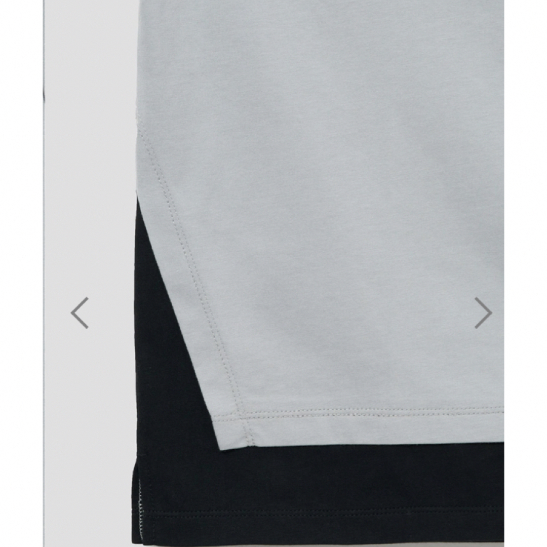 Design Tshirts Store graniph(グラニフ)のE.T.    のぞく｜レイヤードTシャツ　　Lサイズ メンズのトップス(Tシャツ/カットソー(半袖/袖なし))の商品写真