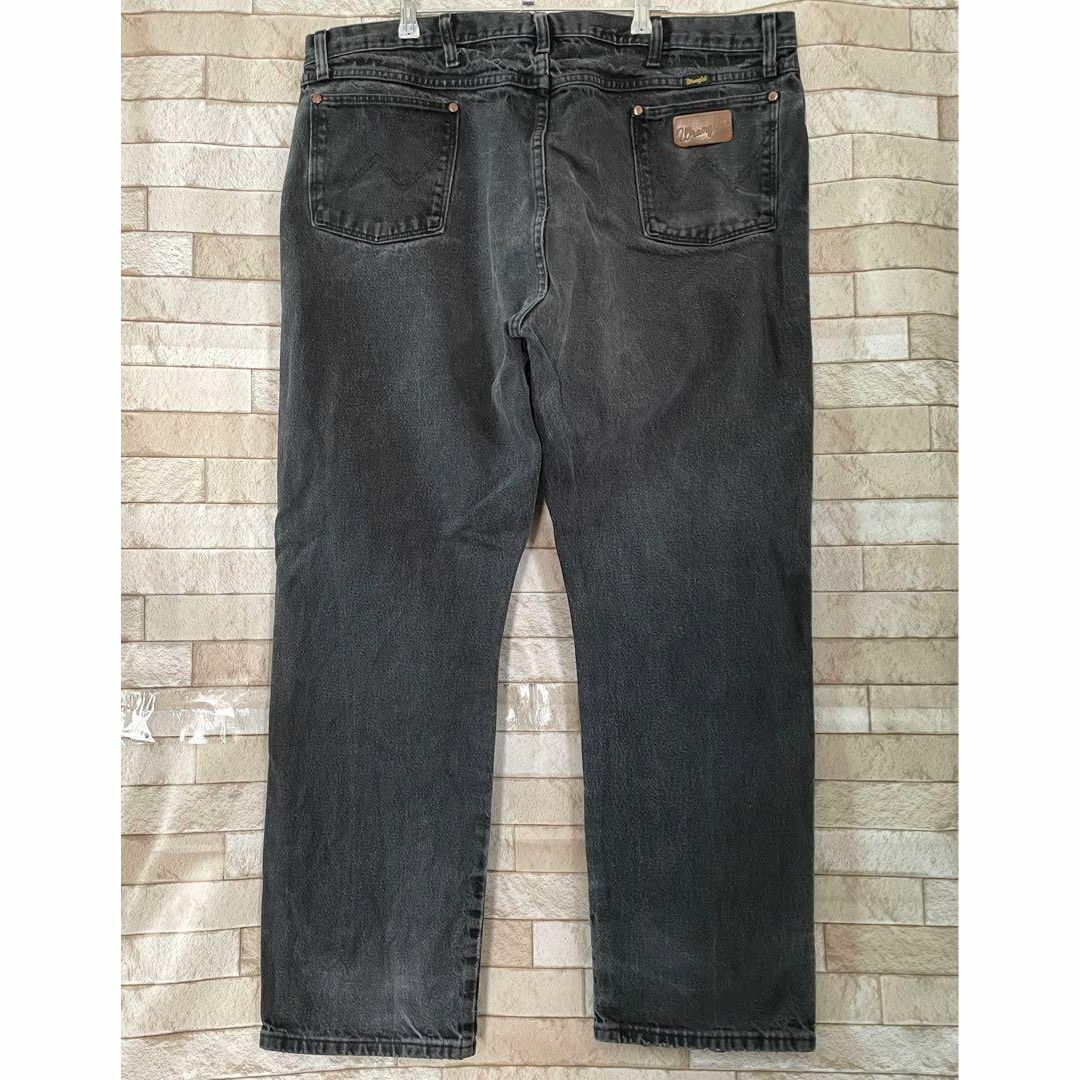 Wrangler(ラングラー)のラングラー デニム 90s メキシコ製 13MWZ 革タグ 黒 44×32 メンズのパンツ(デニム/ジーンズ)の商品写真