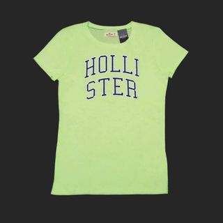 ホリスター(Hollister)の★新品★ホリスター★ロゴプリント半袖Tシャツ (Lime/L)(Tシャツ(半袖/袖なし))