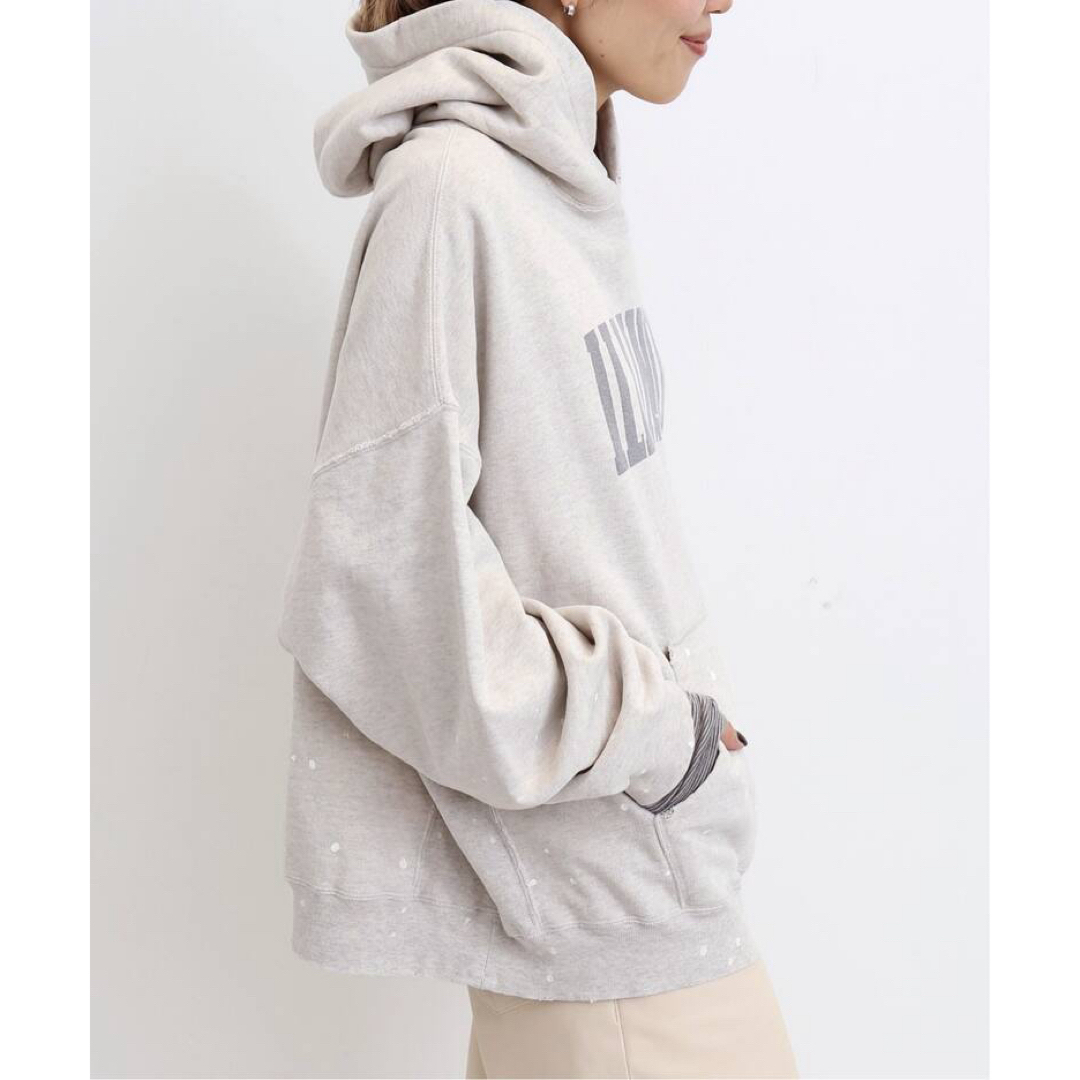 L'Appartement DEUXIEME CLASSE(アパルトモンドゥーズィエムクラス)の新品【REMI RELIEF/レミ レミーフ】 PAINTED HOODIE レディースのトップス(トレーナー/スウェット)の商品写真