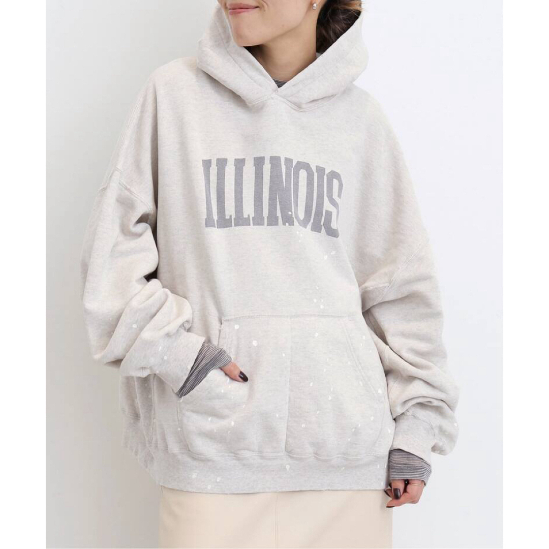 L'Appartement DEUXIEME CLASSE(アパルトモンドゥーズィエムクラス)の新品【REMI RELIEF/レミ レミーフ】 PAINTED HOODIE レディースのトップス(トレーナー/スウェット)の商品写真