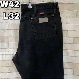 ラングラー(Wrangler)のラングラー デニム 90s 31MWZ メキシコ製 ブラック 42×32(デニム/ジーンズ)