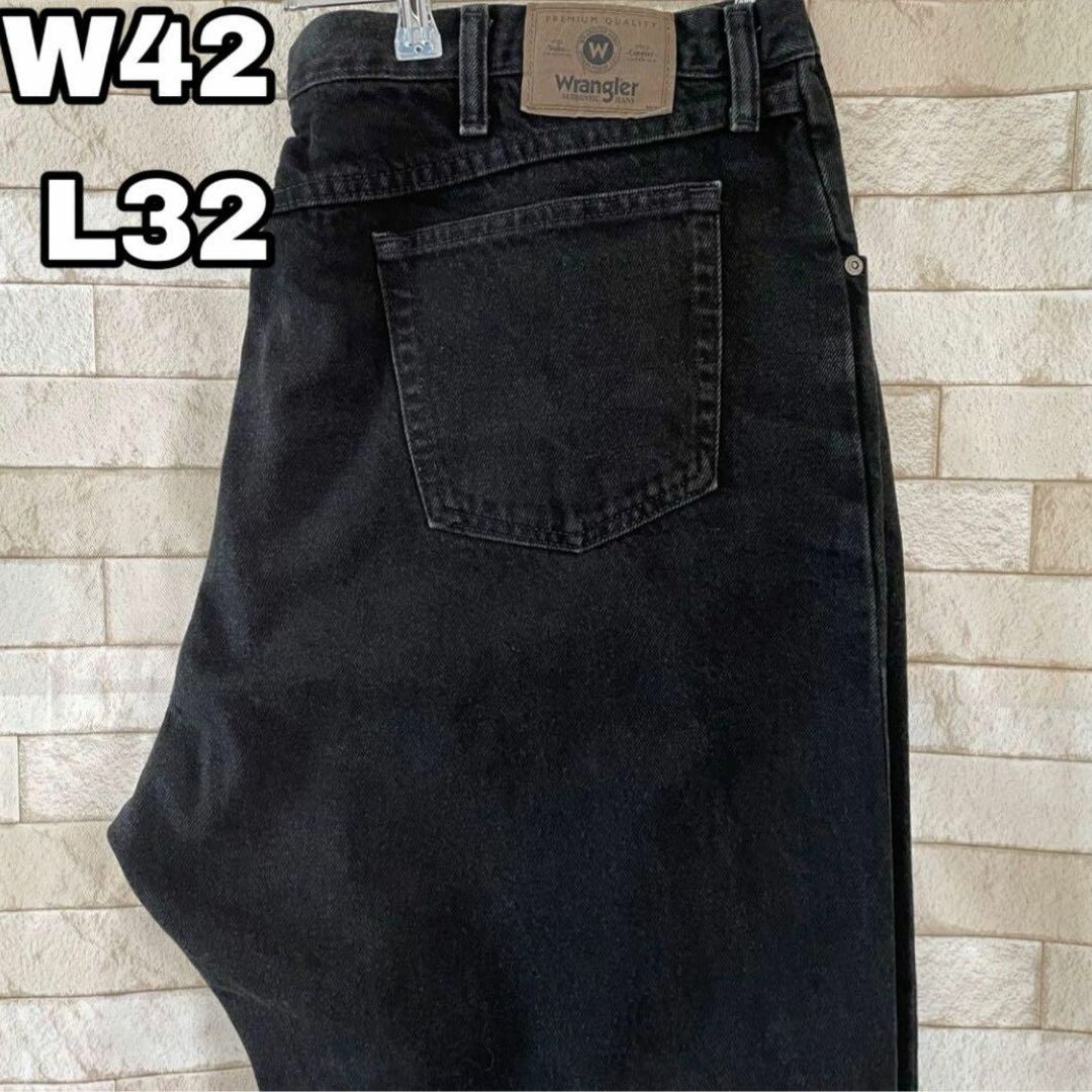 Wrangler(ラングラー)のラングラー デニム 97601CB メキシコ製 ブラック 42×32 メンズのパンツ(デニム/ジーンズ)の商品写真