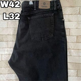 ラングラー(Wrangler)のラングラー デニム 97601CB メキシコ製 ブラック 42×32(デニム/ジーンズ)