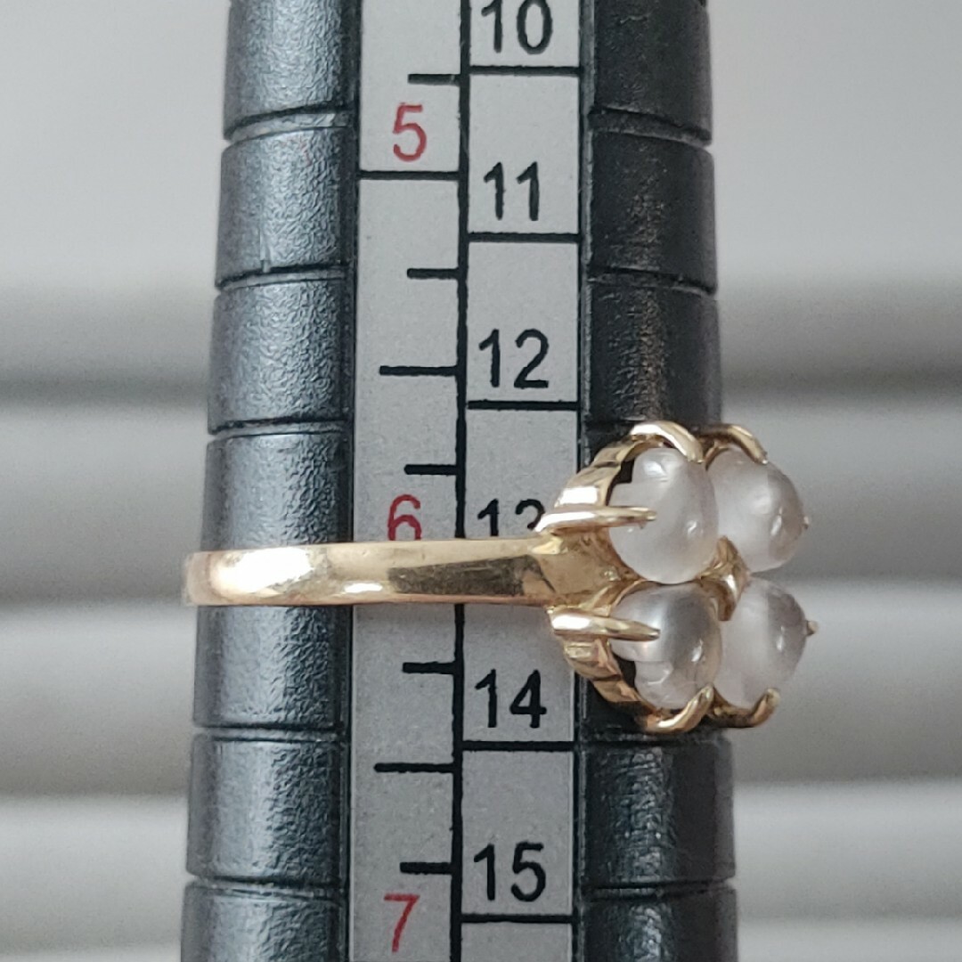 カラーストーンリング　K18 レディースのアクセサリー(リング(指輪))の商品写真