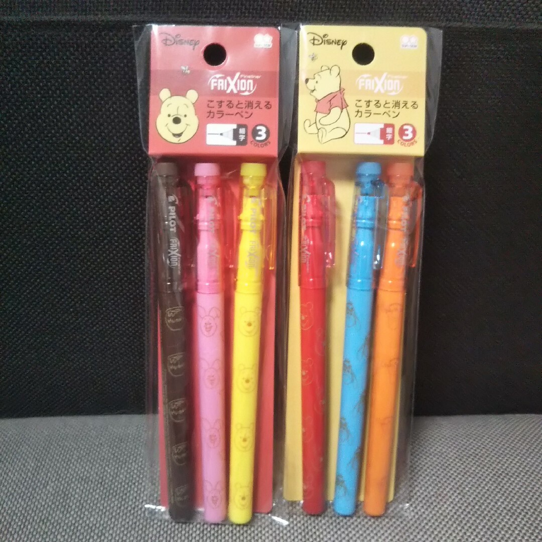 くまのプーさん(クマノプーサン)のくまのプーさん フリクションペン 3色×2パックセット 新品  未開封 エンタメ/ホビーのおもちゃ/ぬいぐるみ(キャラクターグッズ)の商品写真