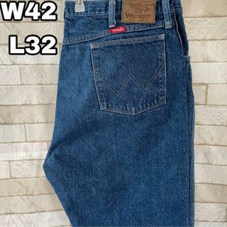 ラングラー(Wrangler)のラングラー デニム USA製 99902PW 革タグ ブルー 42×32(デニム/ジーンズ)