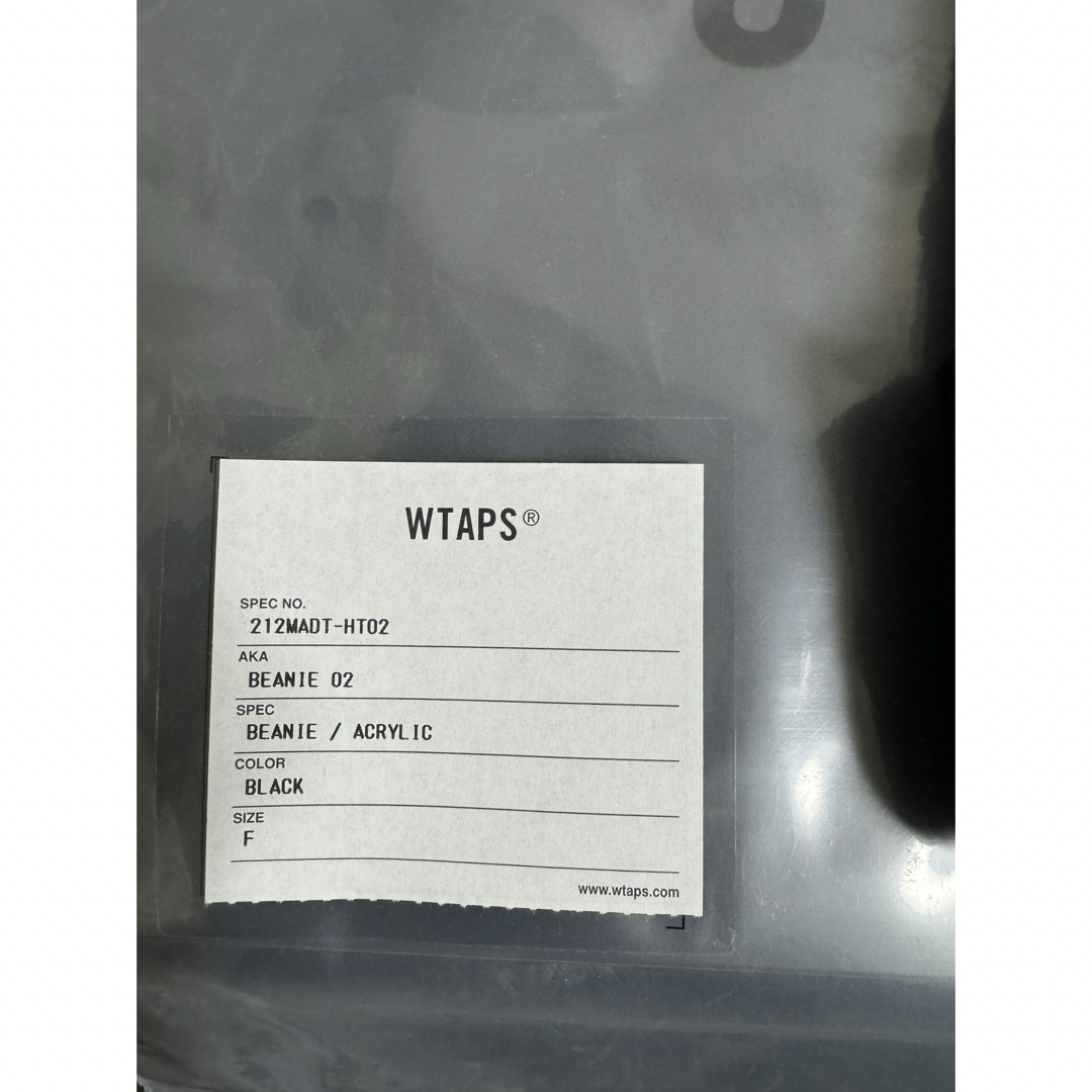 W)taps(ダブルタップス)のWTAPS BEANIE 02 ACRYLIC BLACK メンズの帽子(ニット帽/ビーニー)の商品写真