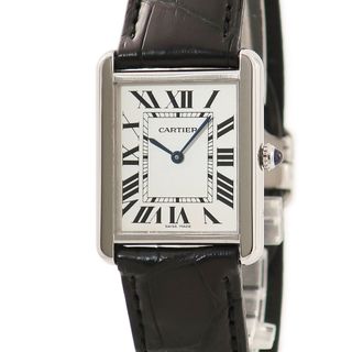 Cartier - カルティエ  タンクソロ LM W1018355 クオーツ メンズ レデ