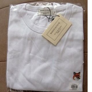 メゾンキツネ(MAISON KITSUNE')のメゾンキツネ　半袖Tシャツ　M　ホワイト(Tシャツ(半袖/袖なし))