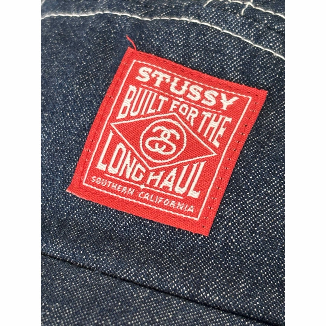 STUSSY(ステューシー)のStussy/帽子/デニム/6パネル/キャップ/ビンテージ/インディゴ/リンク メンズの帽子(キャップ)の商品写真