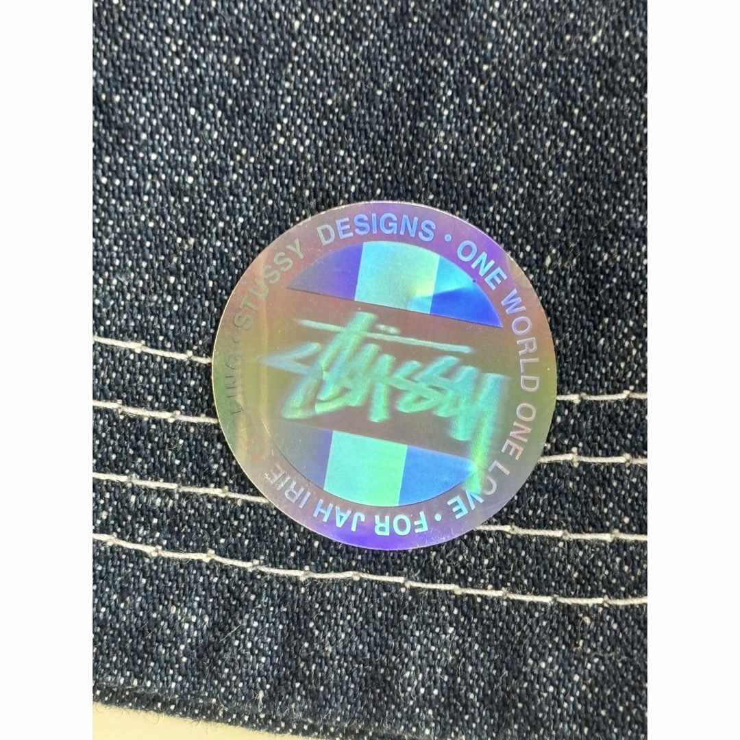 STUSSY(ステューシー)のStussy/帽子/デニム/6パネル/キャップ/ビンテージ/インディゴ/リンク メンズの帽子(キャップ)の商品写真