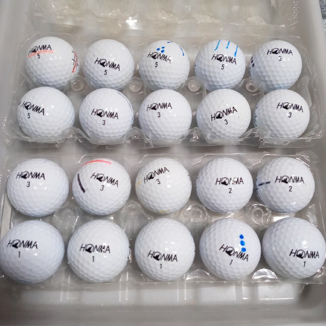 本間ゴルフ(ホンマゴルフ)のロストボール  SPEED MONSTER  訳あり 20球 スポーツ/アウトドアのゴルフ(その他)の商品写真