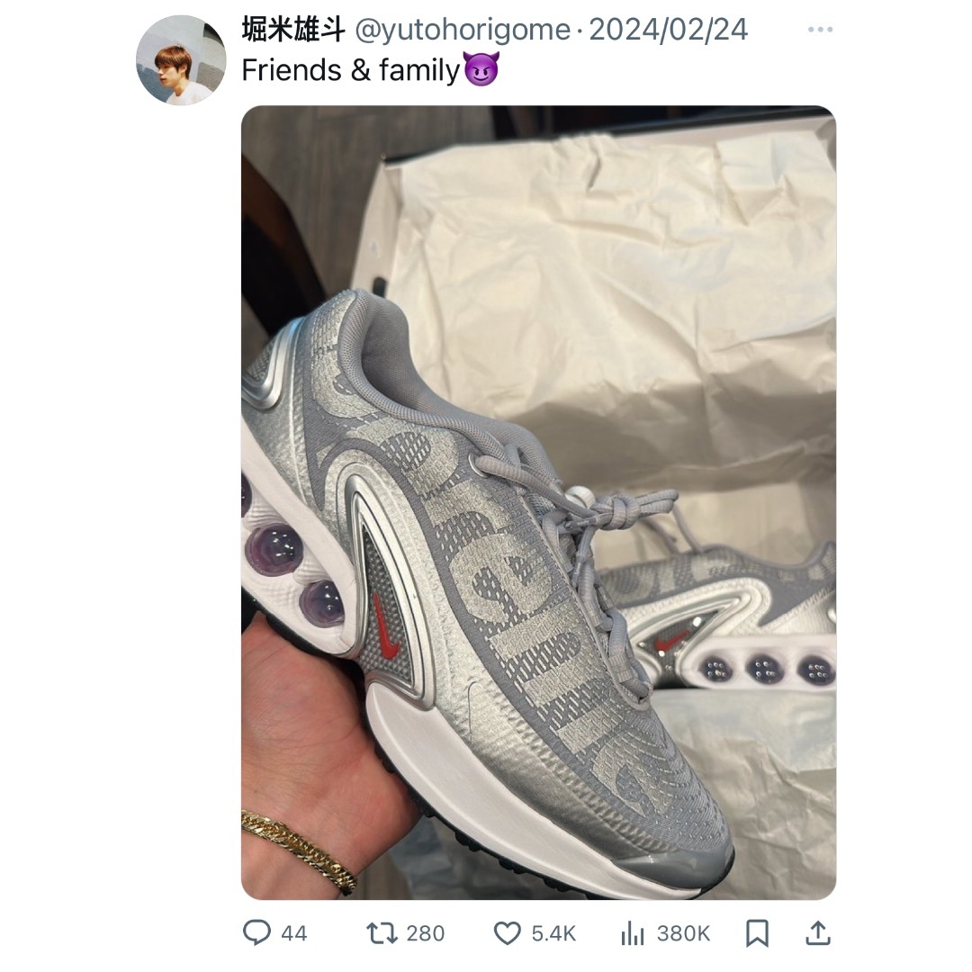 Supreme(シュプリーム)のSupreme × Nike Air Max DNシュプリームナイキエアマックス メンズの靴/シューズ(スニーカー)の商品写真