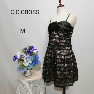 C.C.CROSS 極上美品　ドレス　ワンピース　パーティー　Мサイズ　ピンク(ナイトドレス)