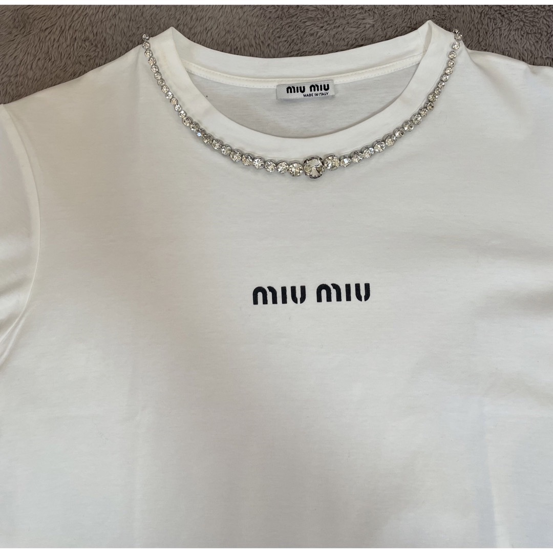 miumiu(ミュウミュウ)のmiu miu tshirt レディースのトップス(Tシャツ(半袖/袖なし))の商品写真