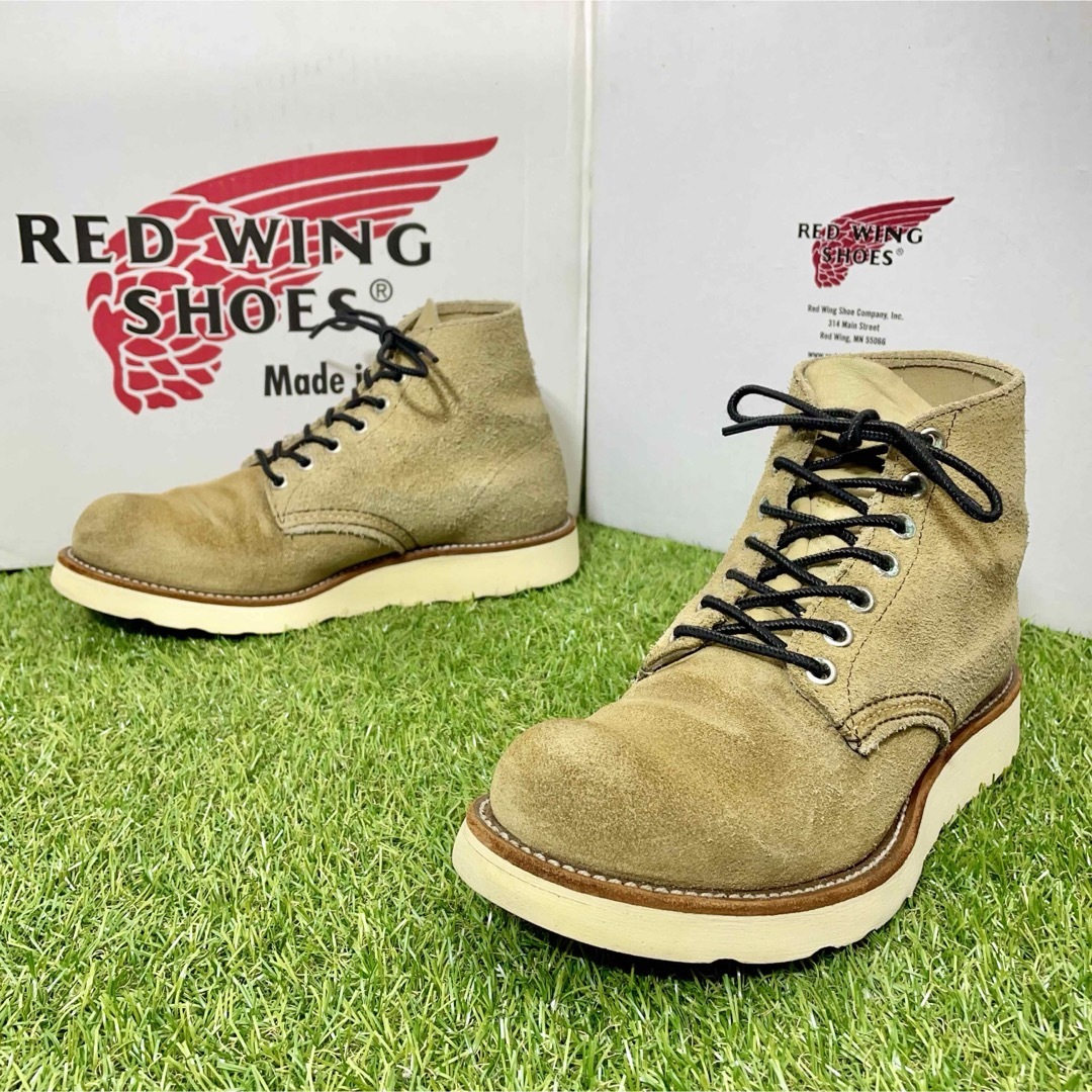 REDWING(レッドウィング)の【安心品質0284】犬タグ☆レッドウイングREDWING5.5E送料 メンズの靴/シューズ(ブーツ)の商品写真