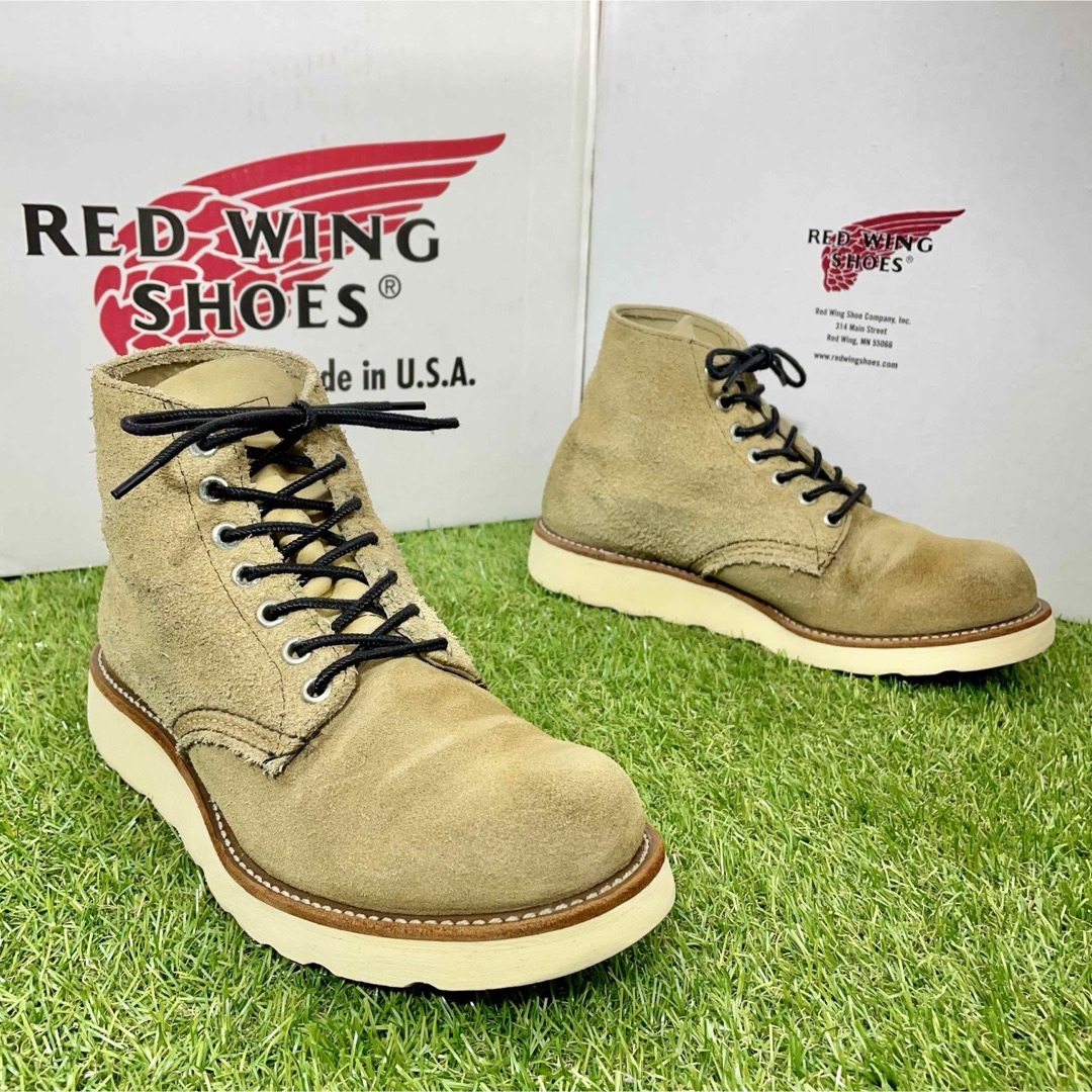 REDWING(レッドウィング)の【安心品質0284】犬タグ☆レッドウイングREDWING5.5E送料 メンズの靴/シューズ(ブーツ)の商品写真