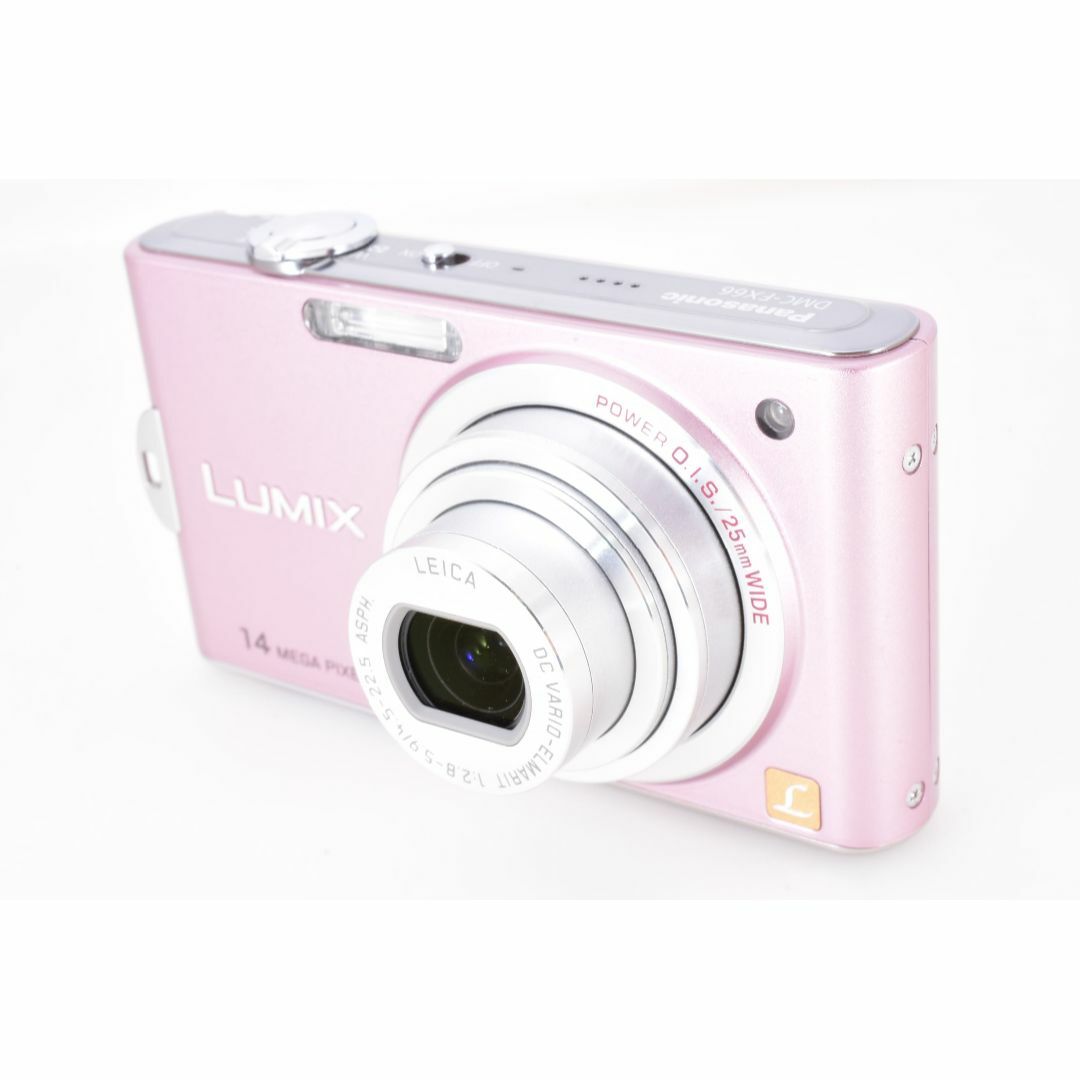 Panasonic(パナソニック)の【❄手振れ補正搭載❄】パナソニック LUMIX DMC-FX66 付属品多数  スマホ/家電/カメラのカメラ(コンパクトデジタルカメラ)の商品写真