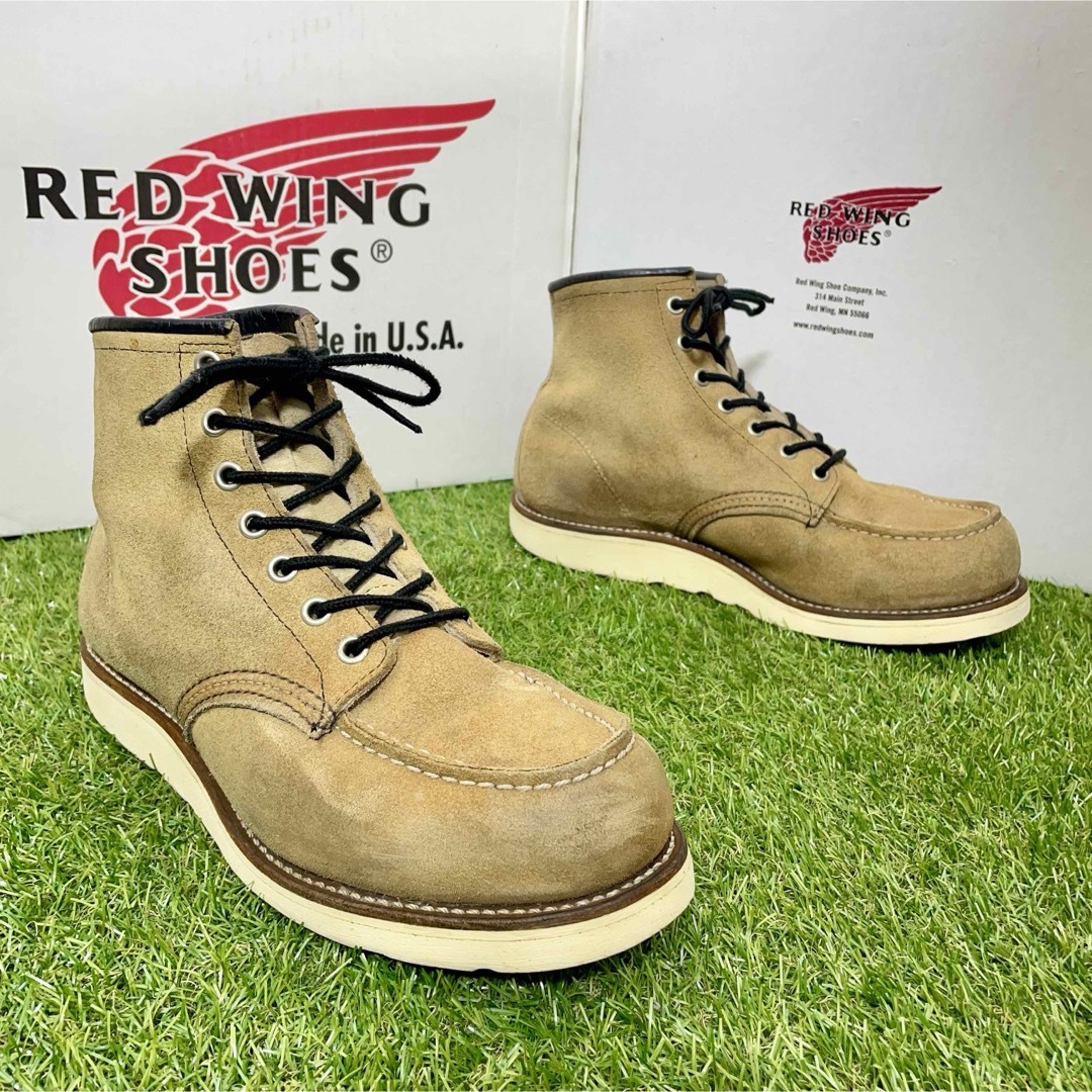 REDWING(レッドウィング)の【安心品質0285】廃盤レッドウイング旧タグREDWINGブーツ7.5E送料込 メンズの靴/シューズ(ブーツ)の商品写真