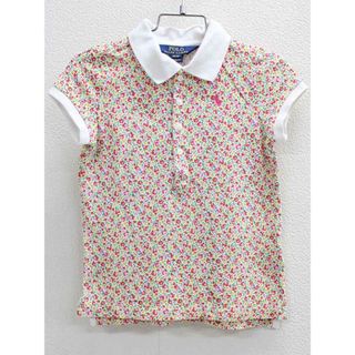 ラルフローレン(Ralph Lauren)の▽ラルフローレン/Ralph Lauren▽110cm 半袖ポロシャツ 白×マルチカラー【中古】子供服 キッズ kids 女の子 夏 507032 tops(その他)