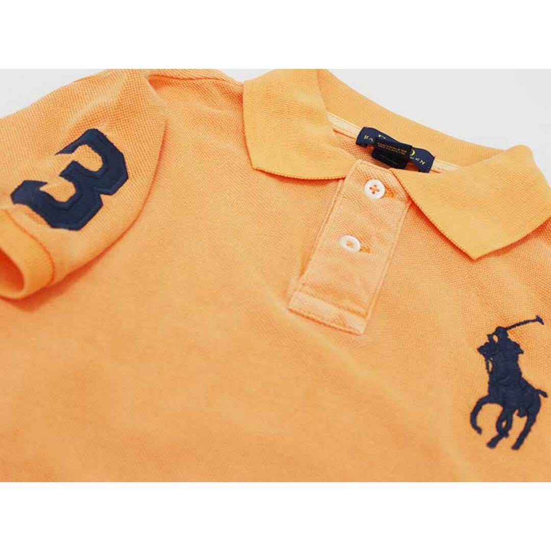 Ralph Lauren(ラルフローレン)の〓ラルフローレン/Ralph Lauren〓130cm 半袖ポロシャツ オレンジ【中古】子供服 キッズ kids 男の子 夏 916032 tops キッズ/ベビー/マタニティのベビー服(~85cm)(その他)の商品写真