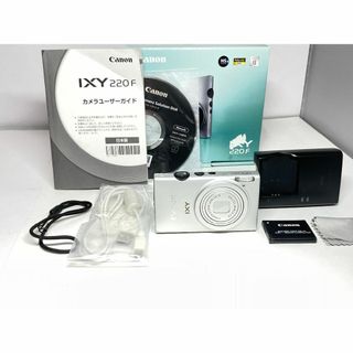 キヤノン(Canon)の元箱付き 極上品 キヤノン IXY 220F シルバー(コンパクトデジタルカメラ)