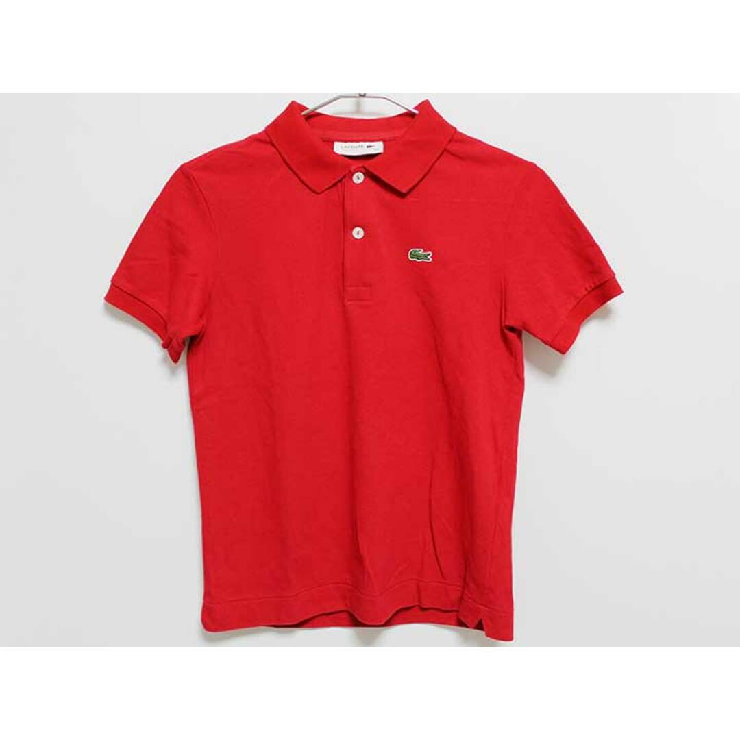 LACOSTE - ‡ラコステ/LACOSTE‡140cm 半袖ポロシャツ 赤【中古 LACOSTE - ‡ラコステ/LACOSTE‡140cm 半袖ポロシャツ 赤【中古