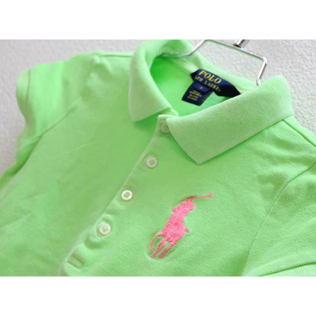 Ralph Lauren(ラルフローレン)の〓ラルフローレン/Ralph Lauren〓115cm 半袖ポロシャツ 黄緑【中古】子供服 キッズ kids 女の子 夏 326032 tops キッズ/ベビー/マタニティのベビー服(~85cm)(その他)の商品写真