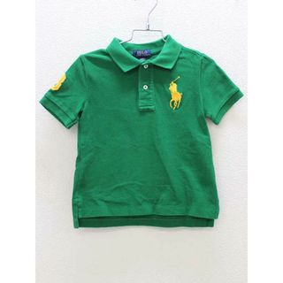 ラルフローレン(Ralph Lauren)の▽ラルフローレン/Ralph Lauren▽100cm 半袖ポロシャツ 緑×黄色【中古】子供服 キッズ kids 男の子 夏 925032 tops(その他)