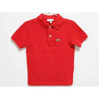 ラコステ(LACOSTE)の‡ラコステ/LACOSTE‡116cm 半袖ポロシャツ 赤【中古】子供服 キッズ kids 男の子 夏 206032 tops(その他)