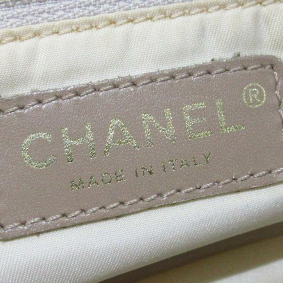 CHANEL(シャネル)のCHANEL(シャネル) ハンドバッグ レディース ニュートラベルライン ベージュ ジャガード×レザー レディースのバッグ(ハンドバッグ)の商品写真