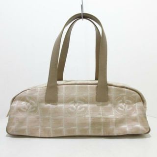 シャネル(CHANEL)のCHANEL(シャネル) ハンドバッグ レディース ニュートラベルライン ベージュ ジャガード×レザー(ハンドバッグ)