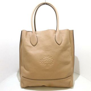 マルベリー(Mulberry)のMULBERRY(マルベリー) トートバッグ エンボス ベージュ レザー(トートバッグ)