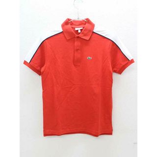 ラコステ(LACOSTE)の■ラコステ/LACOSTE■164cm 半袖ポロシャツ 朱色【中古】子供服 キッズ kids ジュニア 男の子 夏 516032 tops(その他)