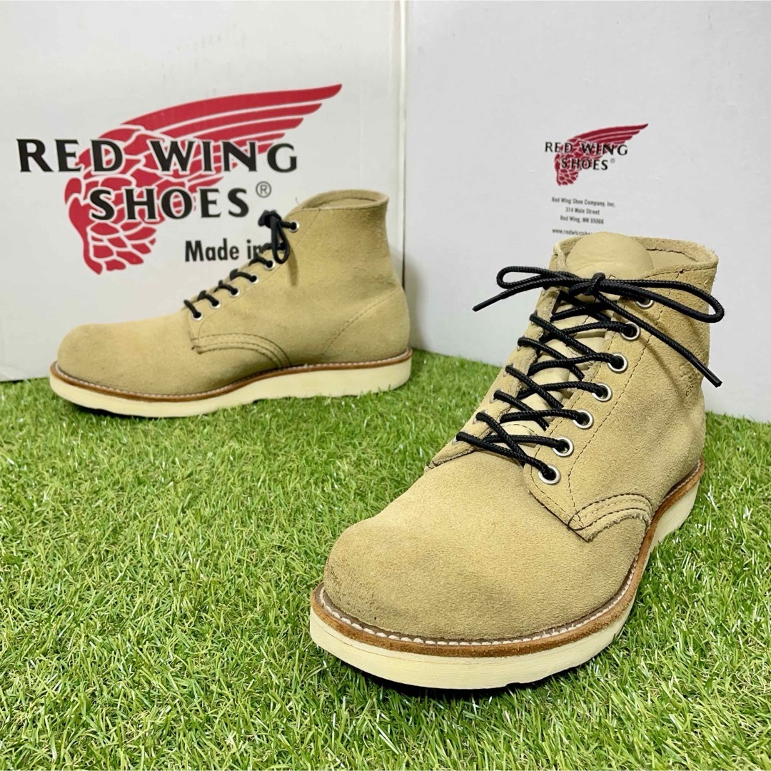 REDWING(レッドウィング)の【安心品質0288】廃盤8167レッドウイングUS7送料込25-26スエード メンズの靴/シューズ(ブーツ)の商品写真