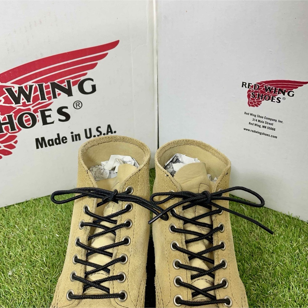 REDWING(レッドウィング)の【安心品質0288】廃盤8167レッドウイングUS7送料込25-26スエード メンズの靴/シューズ(ブーツ)の商品写真