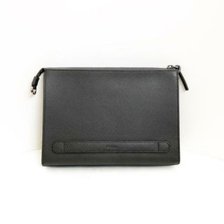 Furla - FURLA(フルラ) セカンドバッグ美品  - ダークグレー レザー